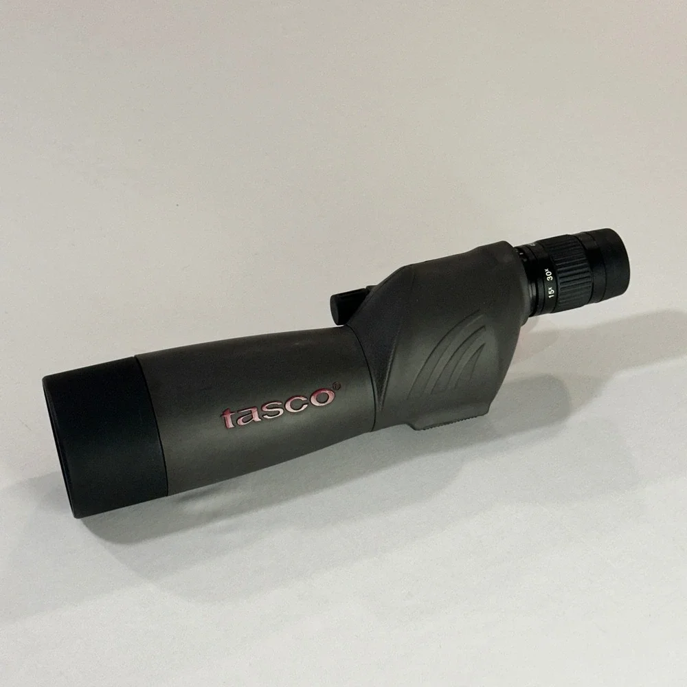 Tasco World Class 15-45x50mm Spotting Scope WC154550 Gray with Case & Cap
